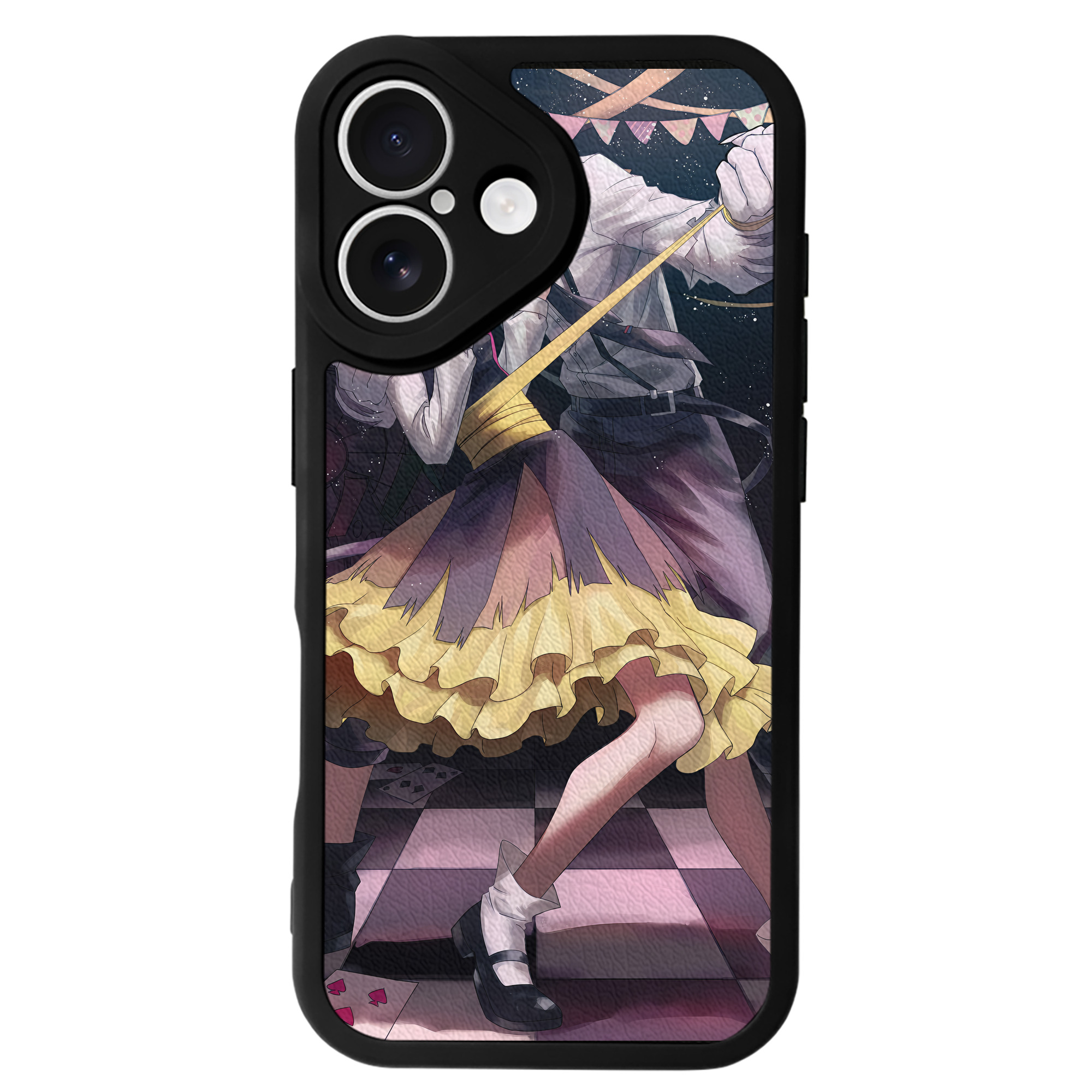 （画像用） 文豪ストレイドッグス Bungo Stray Dogs 【iPhone 16シリーズ対応】シリコンスマホケース（レザー調） 材質：シリコン